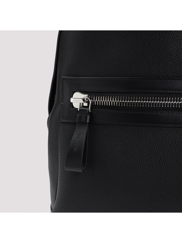 Pocket Detail Calfskin Backpack