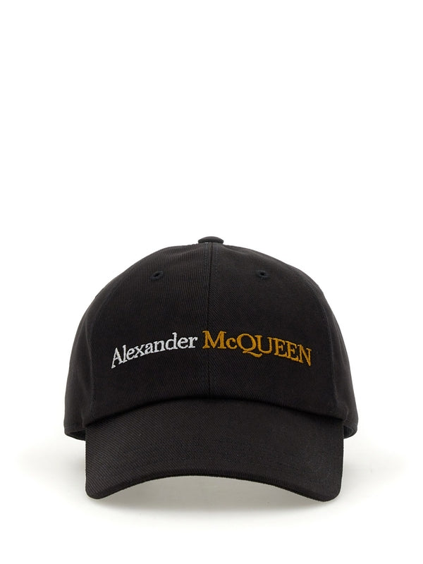 Alexander Mcqueen Black Cap