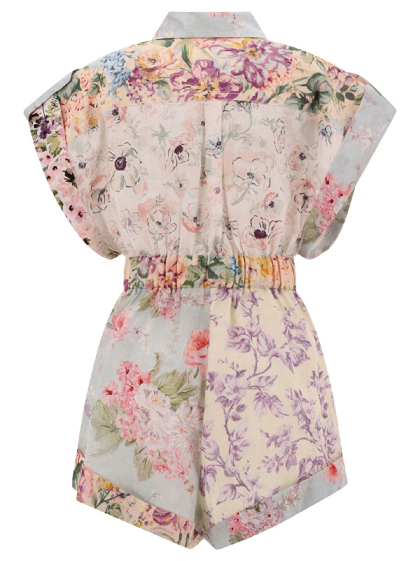 Halliday Floral Linen Dress