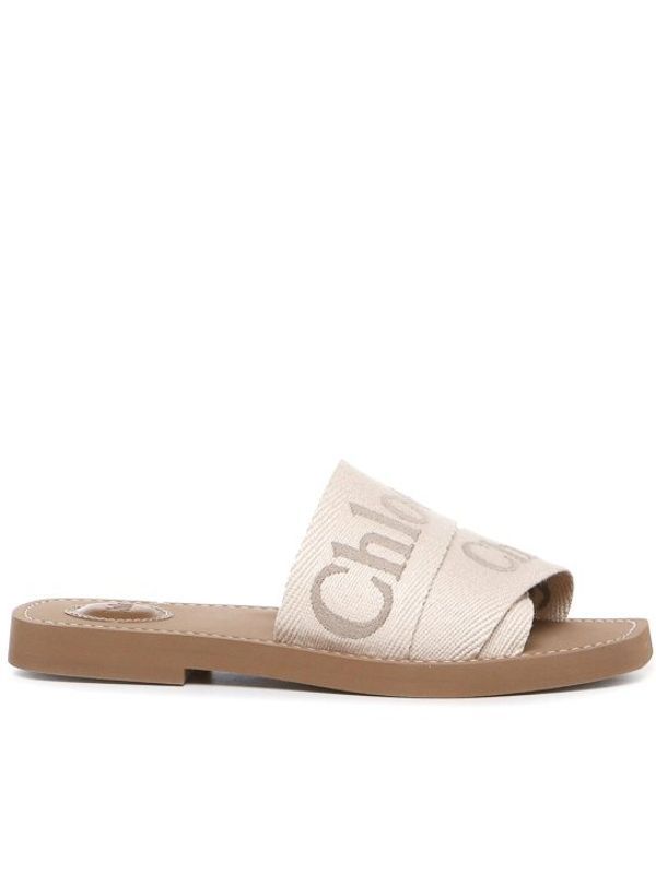 Woody Logo Sandals