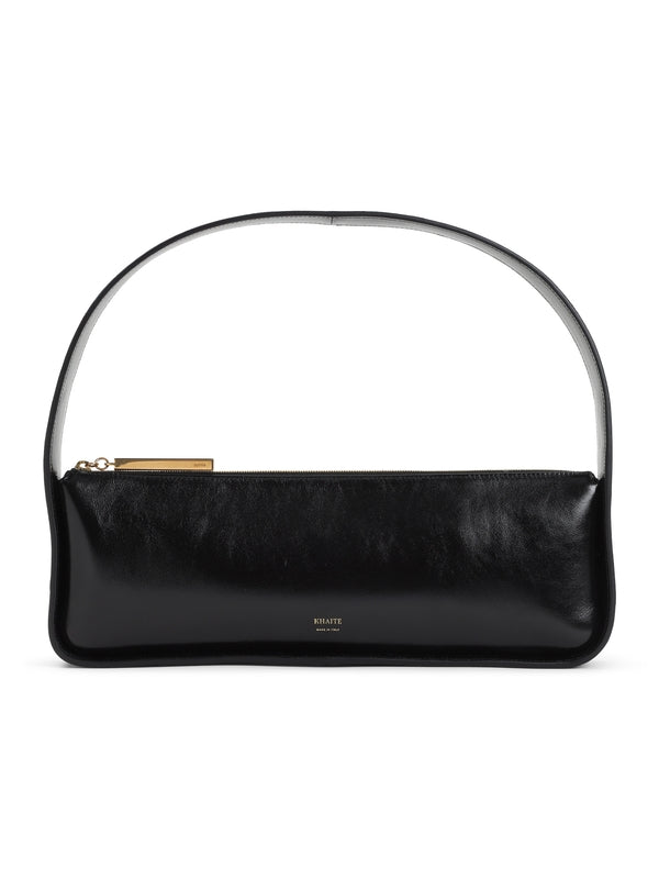 Lori Logo Calfskin Shoulder Bag