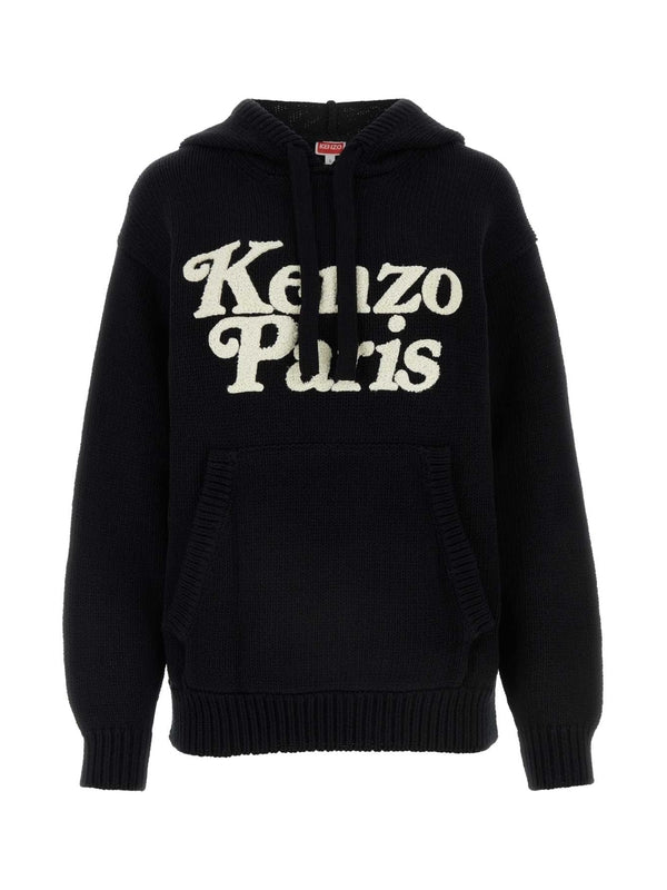 VERDY Logo Knit Hoodie