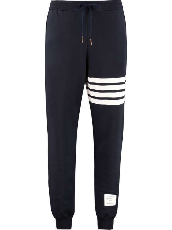 4-Bar Navy Jogger Pants