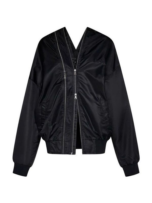 Double Zip Bomber Jacket