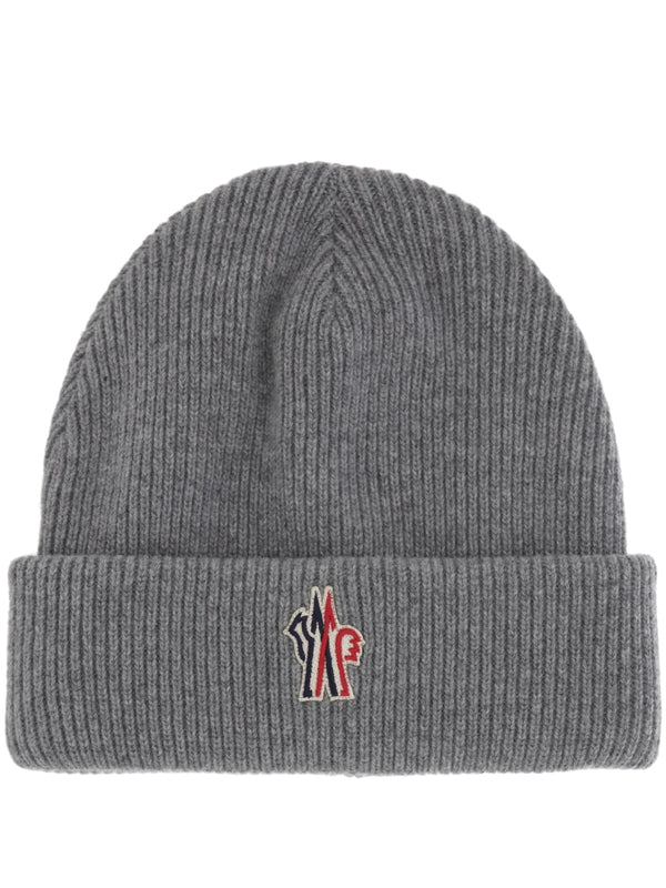 Grenoble Logo Turn-Up Wool Beanie