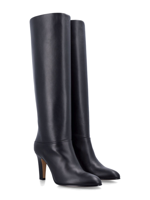 Yves Leather High Heel Boots