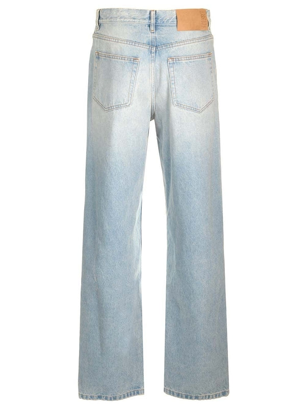 5-pocket High-waist Denim Pants