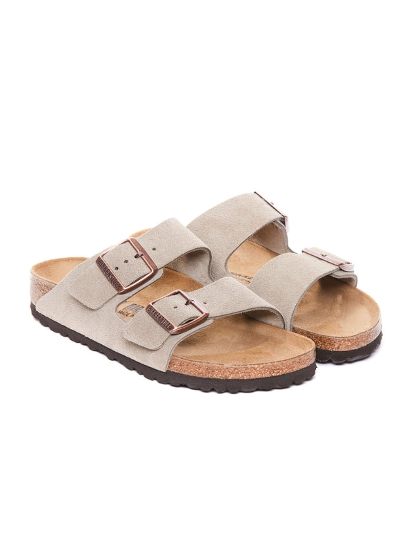 Arizona Buckle Suede Sandals
