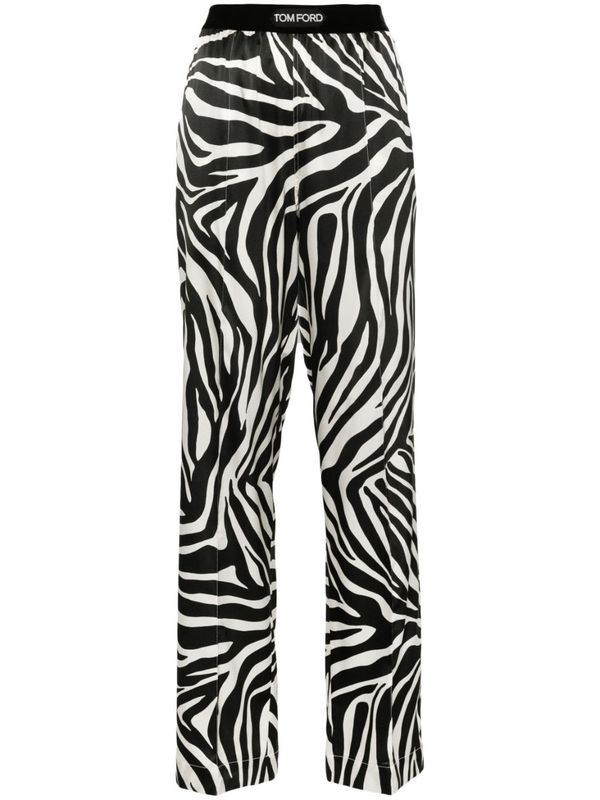 Zebra Pattern
  Logo Banding Pants