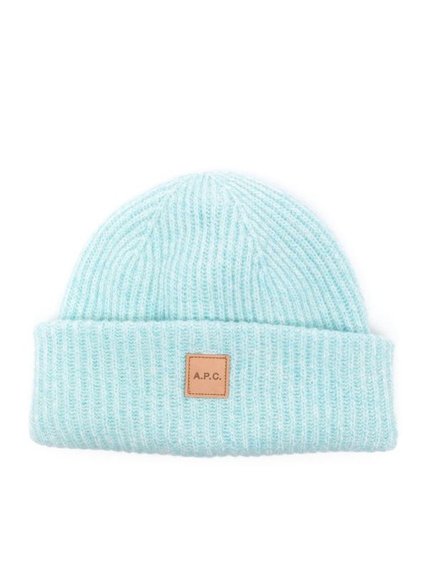 Logo Patch Wool Cashmere Beanie