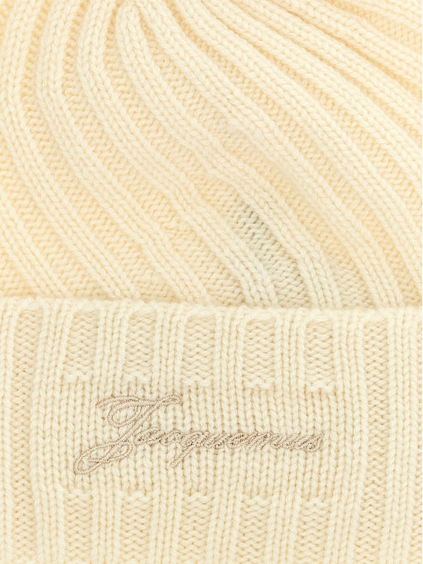 Jacquemus Ivory Beanies