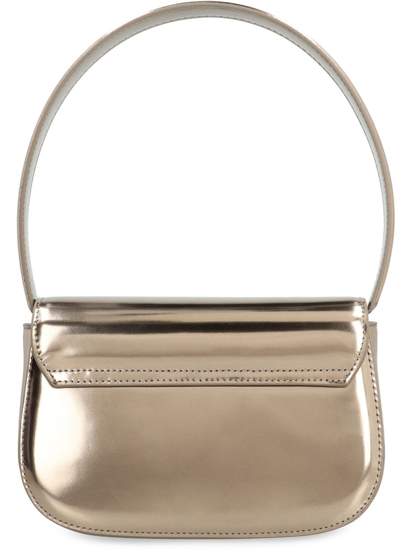 1dr Logo Metallic Leather Shoulder Bag