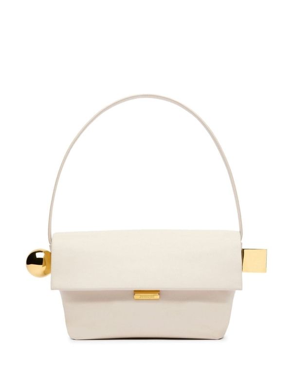 Rond Carre
  Flap Leather Shoulder Bag