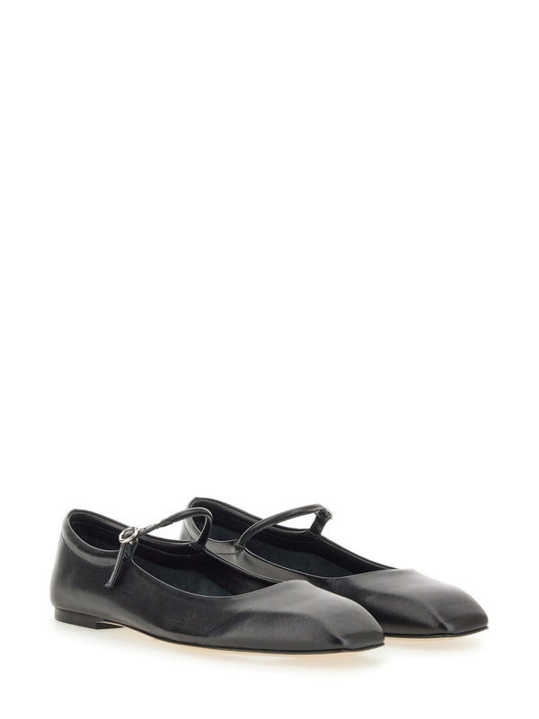 Uma Leather Flat Shoes