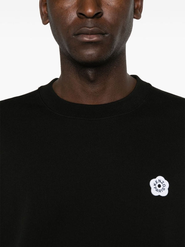 Bokeh Flower Cotton Sweatshirt