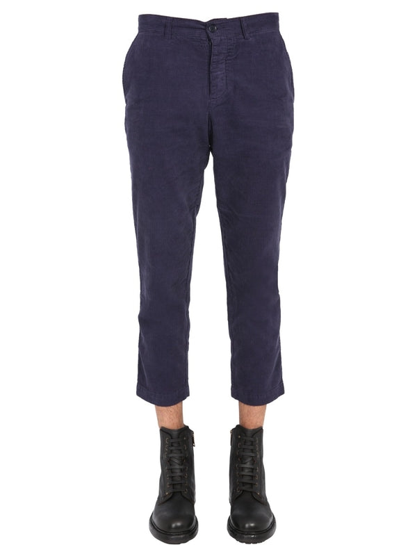 Blue Velvet Chino Pants