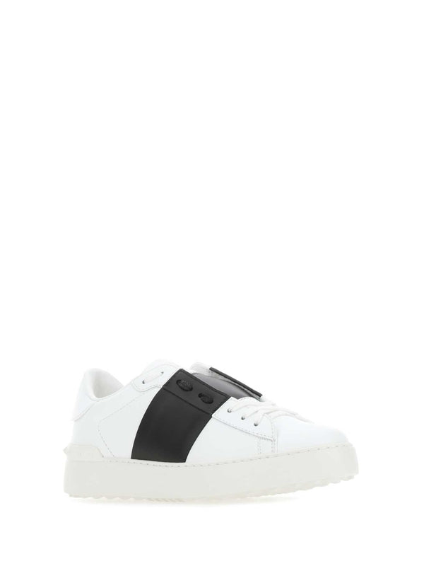 Valentino White Low Top Sneakers