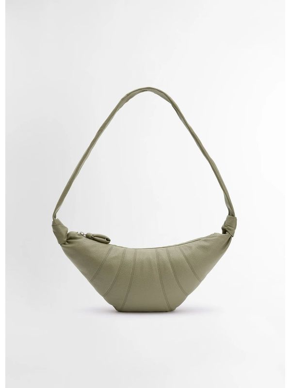 Croissant Medium Leather Shoulder Bag