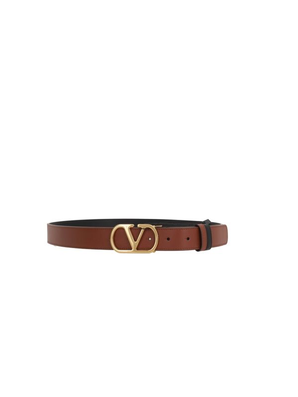 Valentino Brown Leather Belts