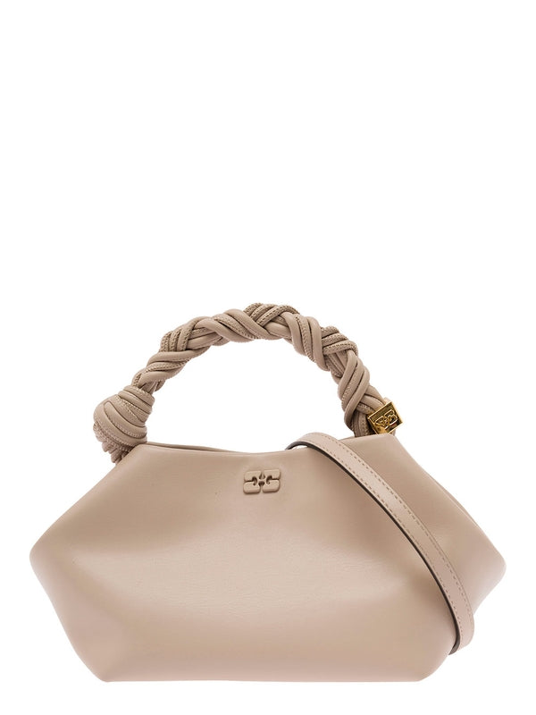 Bou Logo Braided Handle Tote Bag