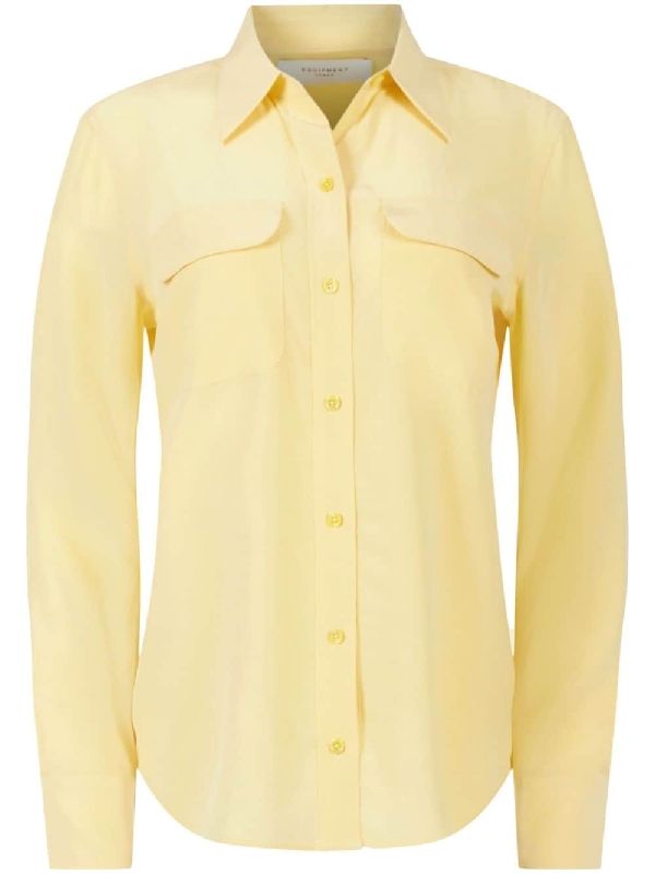 Flap Pocket
  Silk Shirt