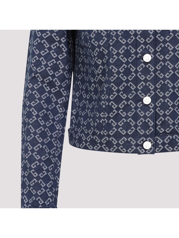 4g Allover Monogram Denim Jacket
