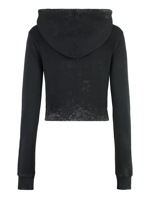 スリミーロゴクロップドコットン
パーカー