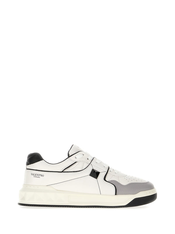 Valentino White Low Top Sneakers