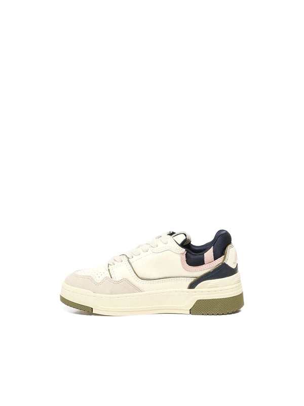 Autry Beige Low Top Sneakers