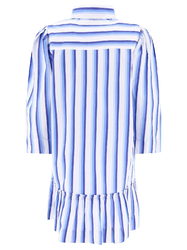 Blue Stripe Cotton Dress