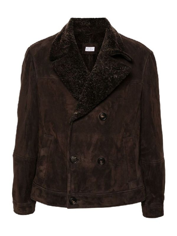 Double-breasted Shearling Jacket