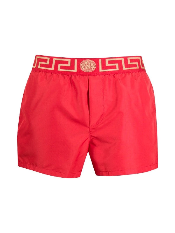 Medusa Greca Banded Swim Pants