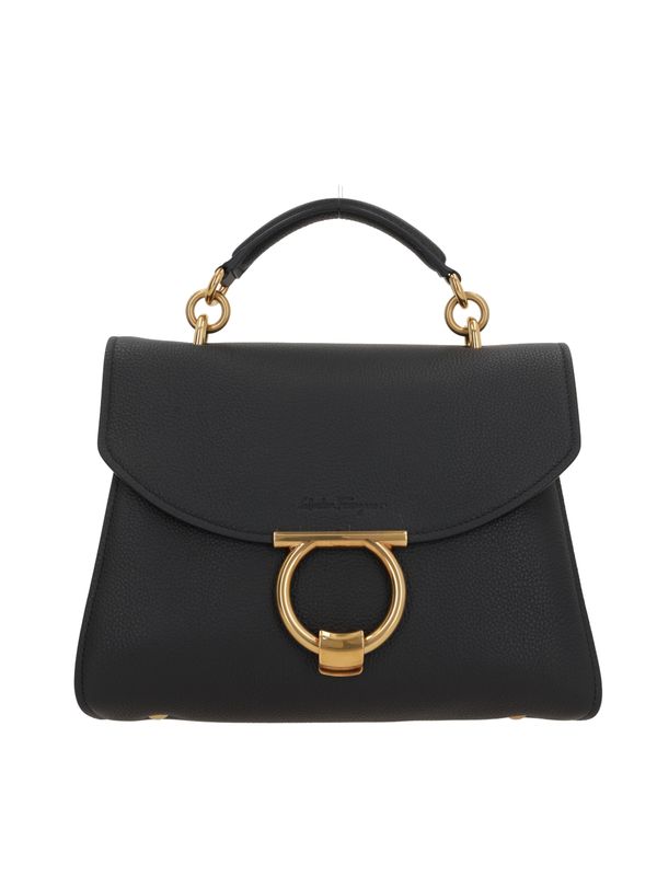 Margaux Gancini Leather Tote
  Bag