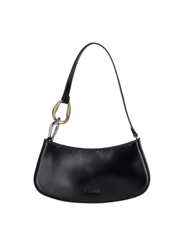 Ollie Logo Leather Shoulder Bag