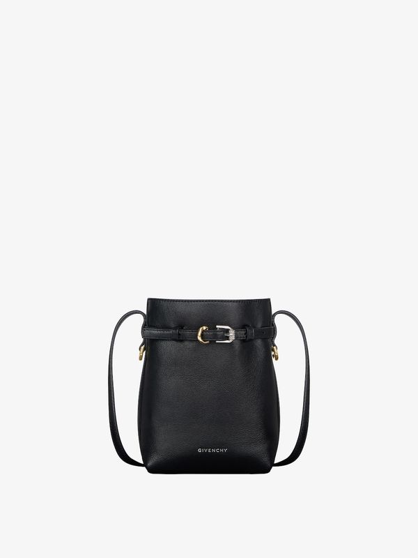 Voyou Buckle Leather Crossbody Bag