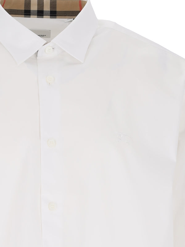 White Cotton Stretch Shirt