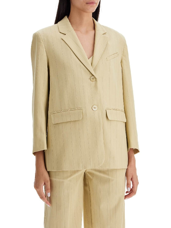 Striped Single Jacket - Jente