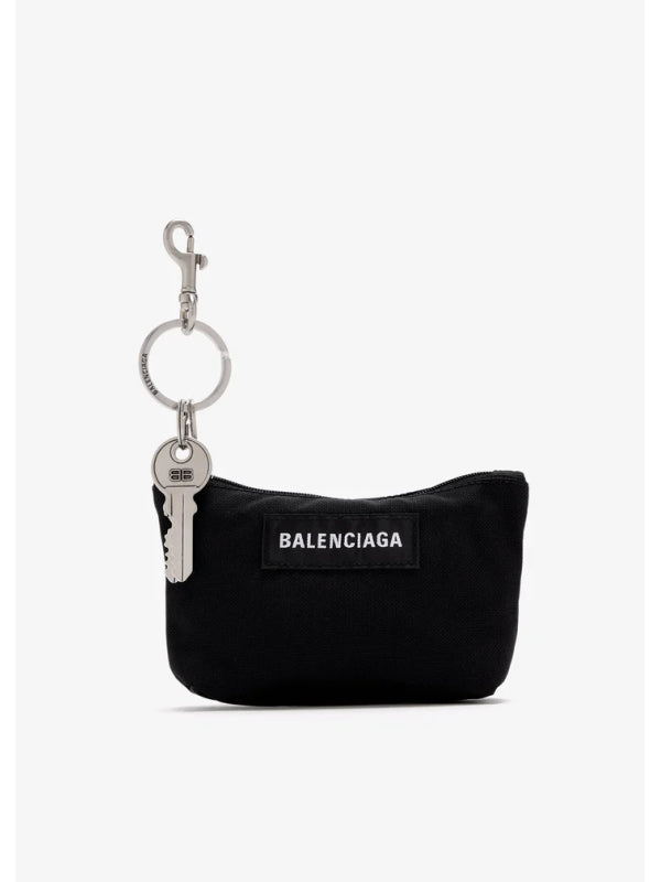 Balenciaga Black Pouch Keyrings