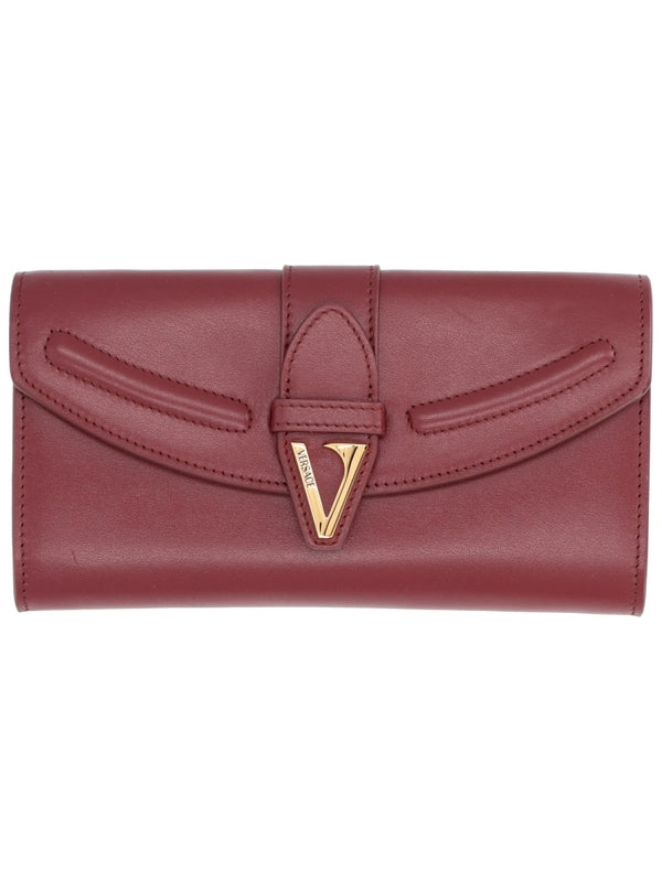 Versace Burgundy Wallets