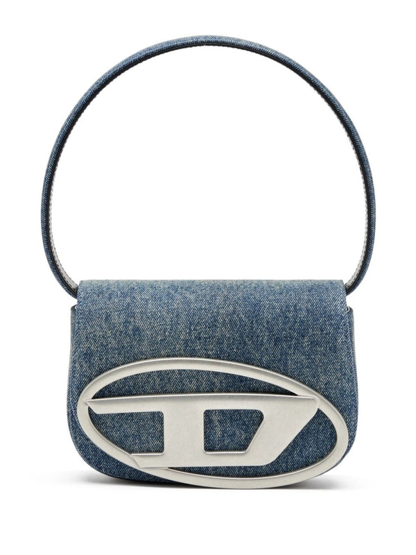 1DR Logo Denim Shoulder Bag