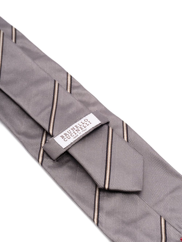 Brunello Cucinelli Gray Tie