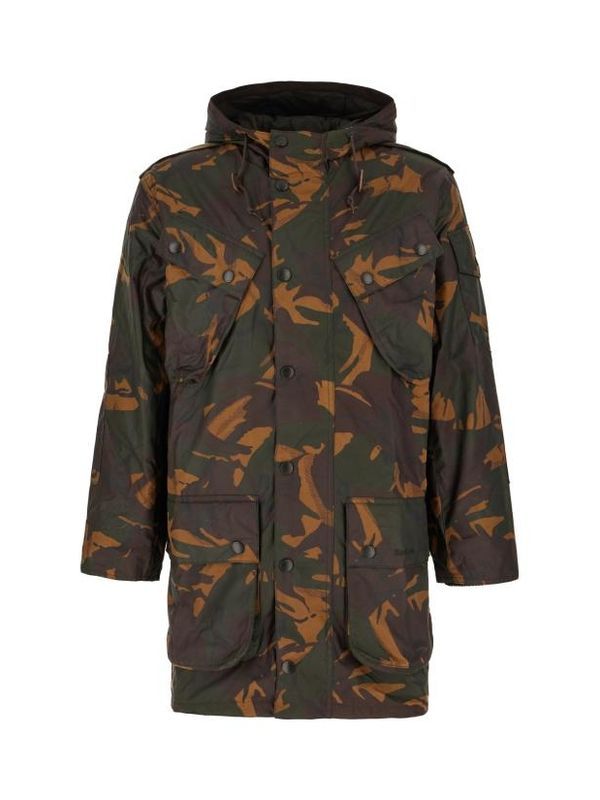 Camouflage Pattern Hood Parka