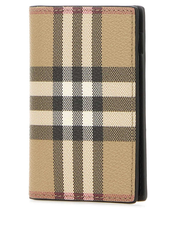 Vintage Check Card Wallet