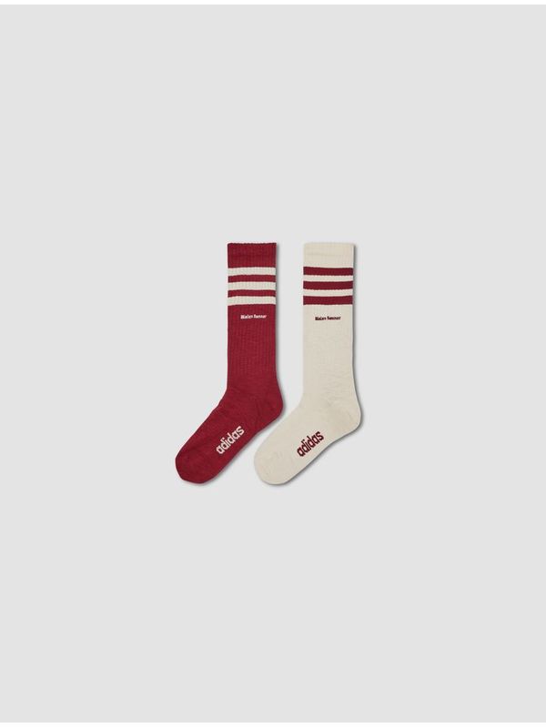 Adidas Logo Embroidery Ribbed Socks