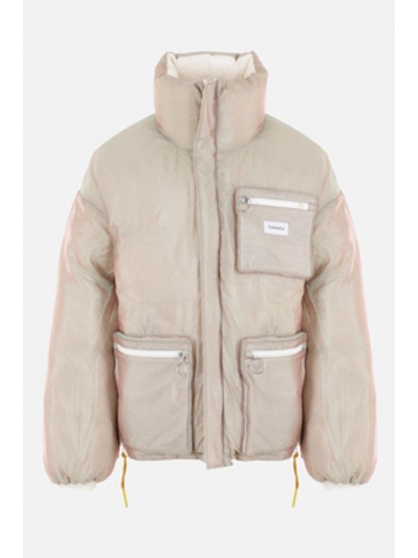 High-Neck Quilted Padded Jacket