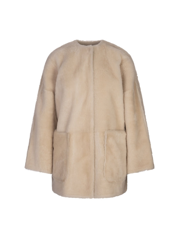 Santos Leather Shearling Reversible
  Jacket