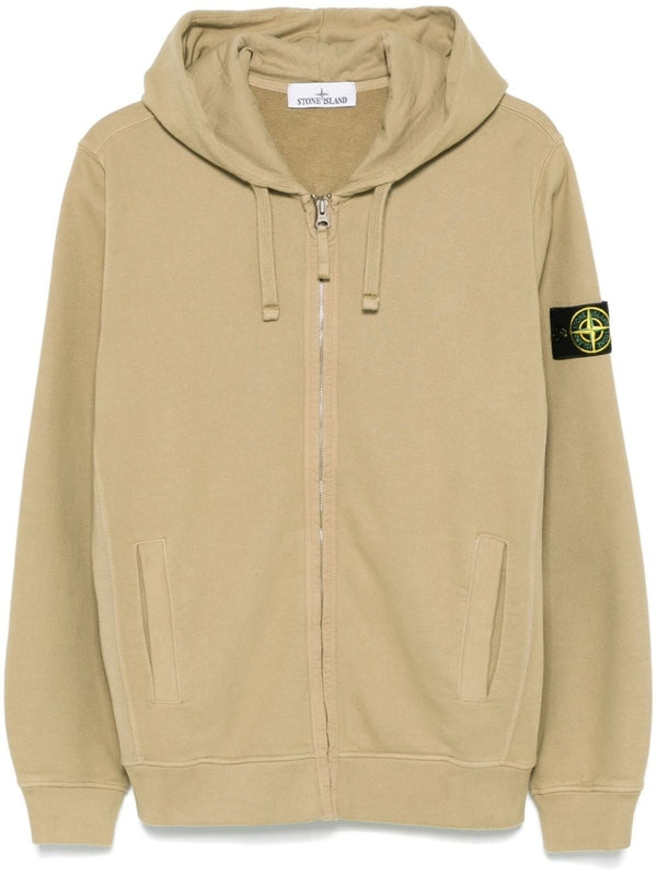 Wappen Patch Cotton Hoodie Zip-up