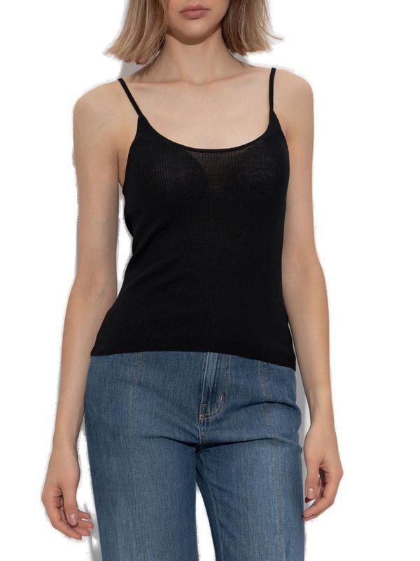 Back Logo Adornment Rib Tank
  Top