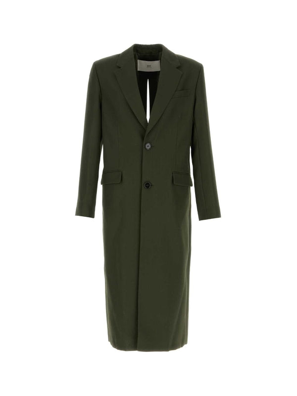 Back Slit Wool Single Coat