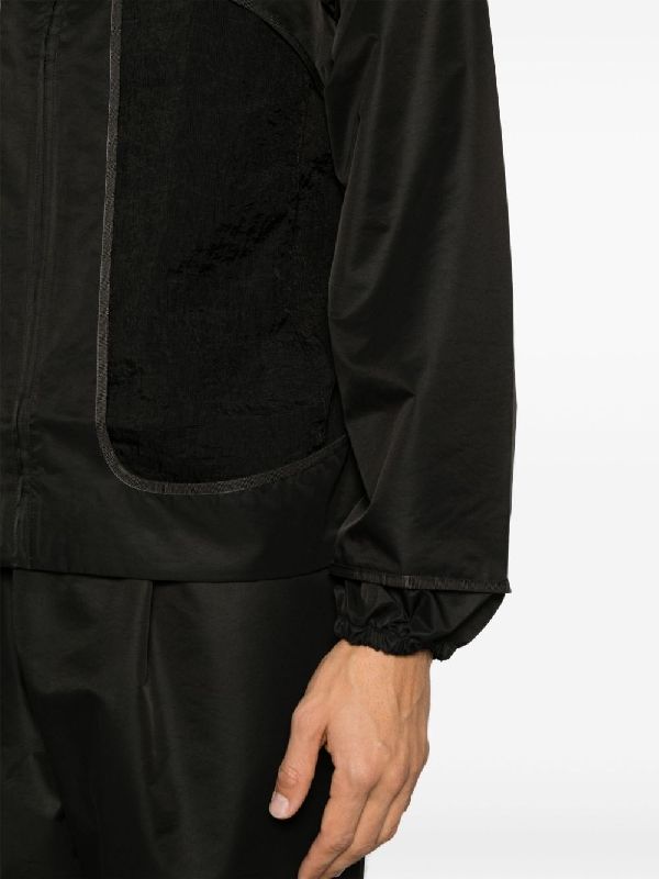 Panel Detail High-Neck Jacket